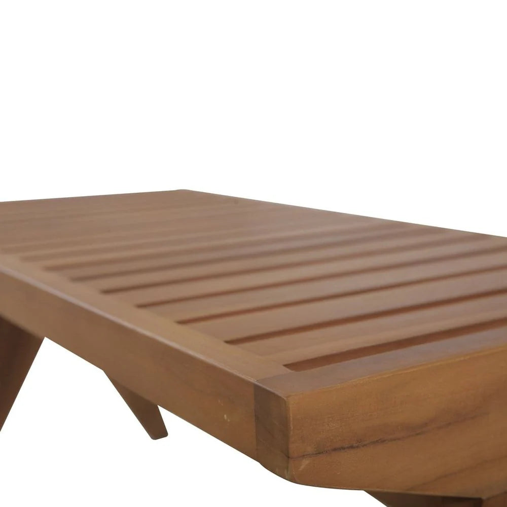 Teak Bench, 39.5-Inch