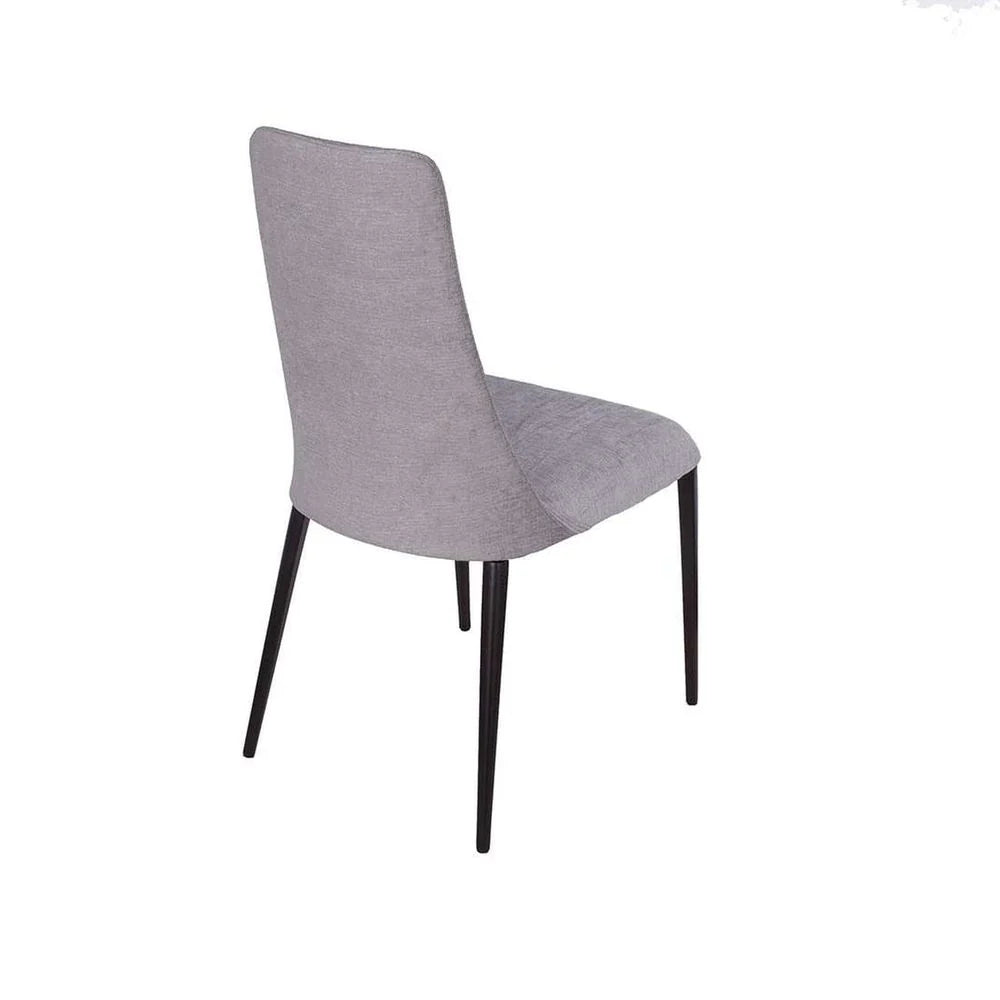 Grey Ash and Fabric Side Chair