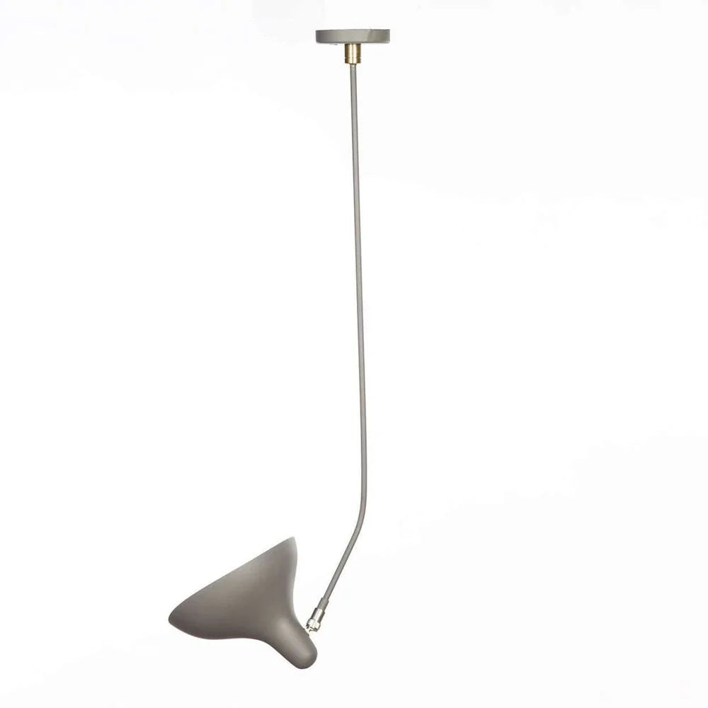 Grey Brass and Steel Pendant Light – LBC054ADGREY