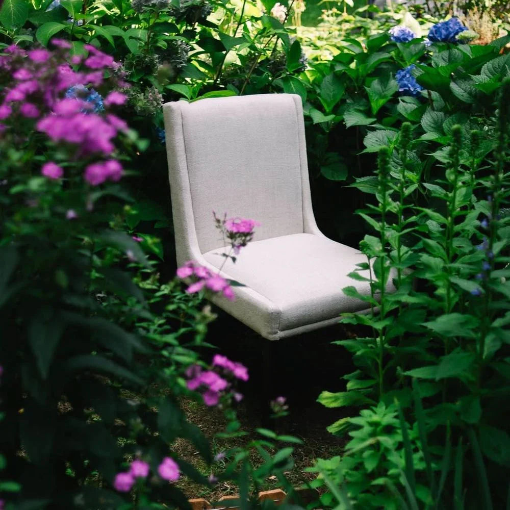 Ivory Oak and Poplar Dining Side Chair