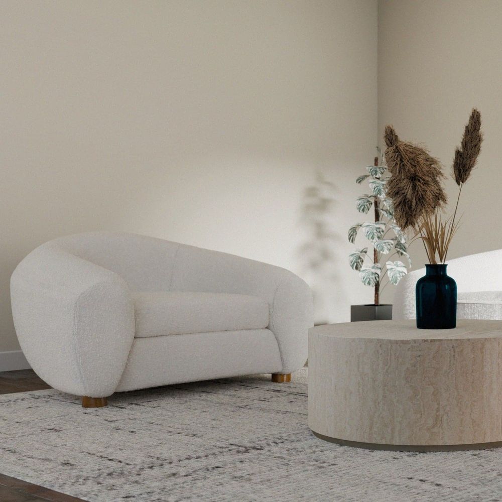 Boucle Lounge Chair