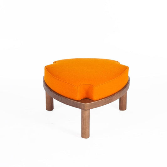 Ash and Fabric Stacking Stool