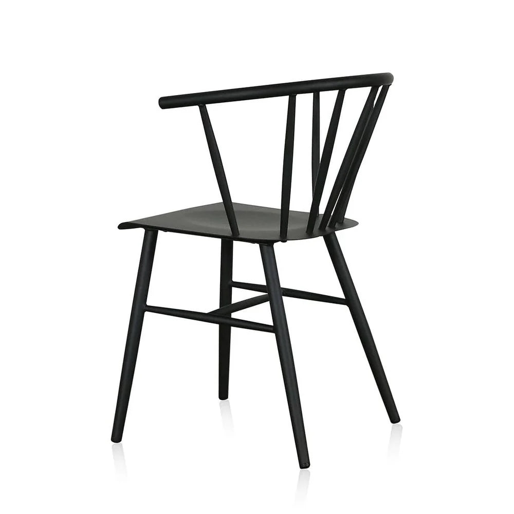 Black Metal Dining Chair