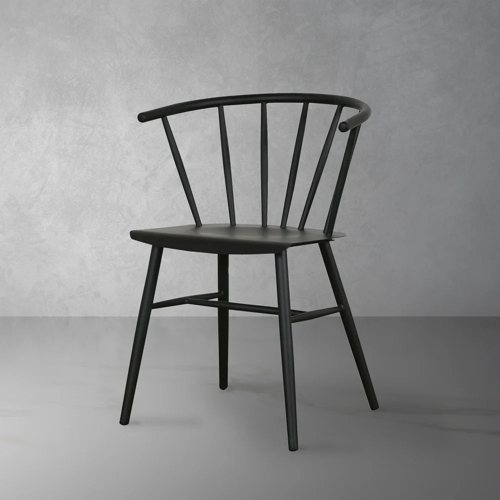 Black Metal Dining Chair