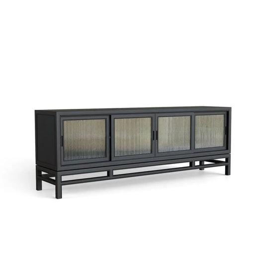 Red Oak Veneer Sideboard, 78.7-Inch
