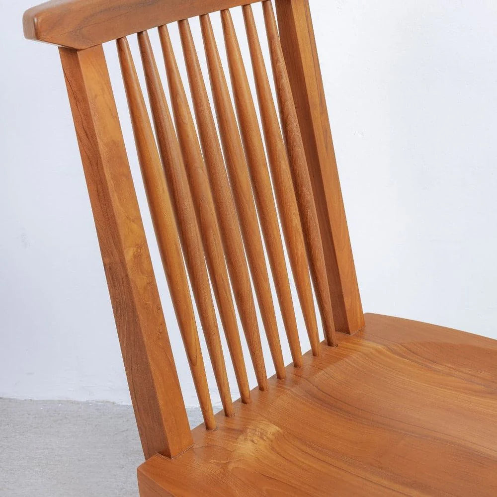 Natural Solid Teak Dining Chair – FL1383