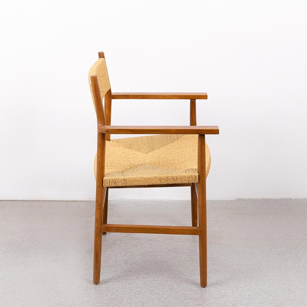 Natural Teak Dining Armchair