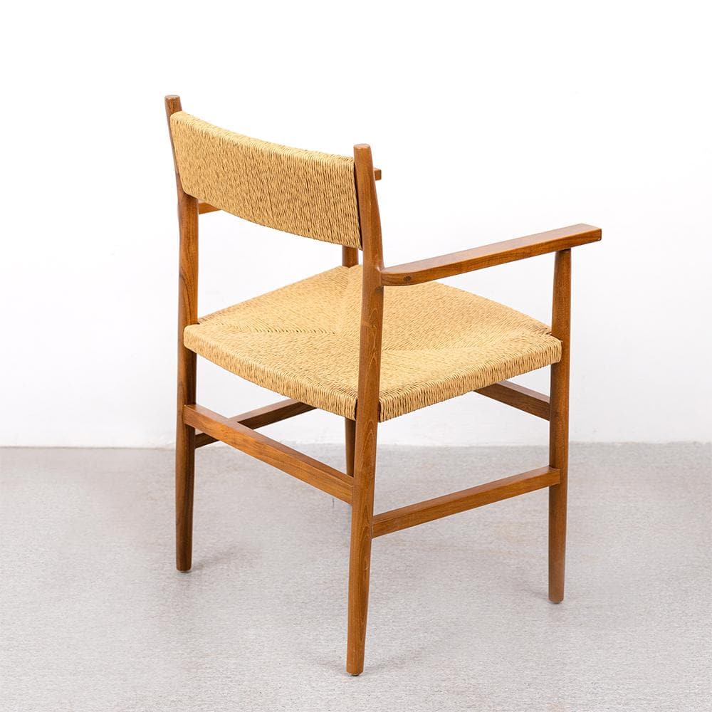 Natural Teak Dining Armchair