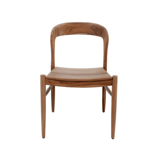 Natural Solid Teak Dining Chair – FL1052