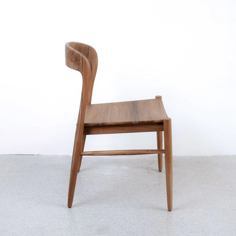 Natural Solid Teak Dining Chair – FL1052