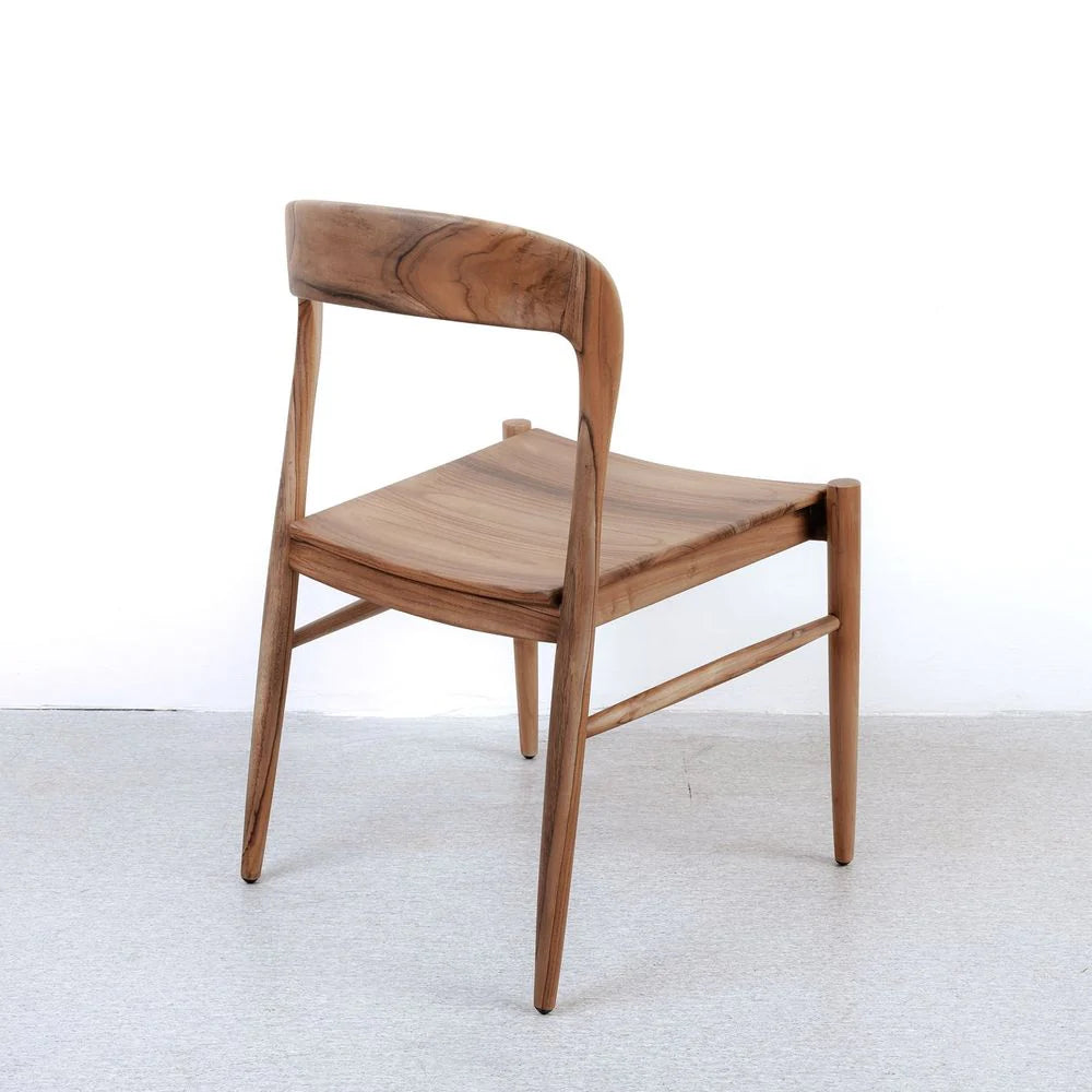 Natural Solid Teak Dining Chair – FL1052