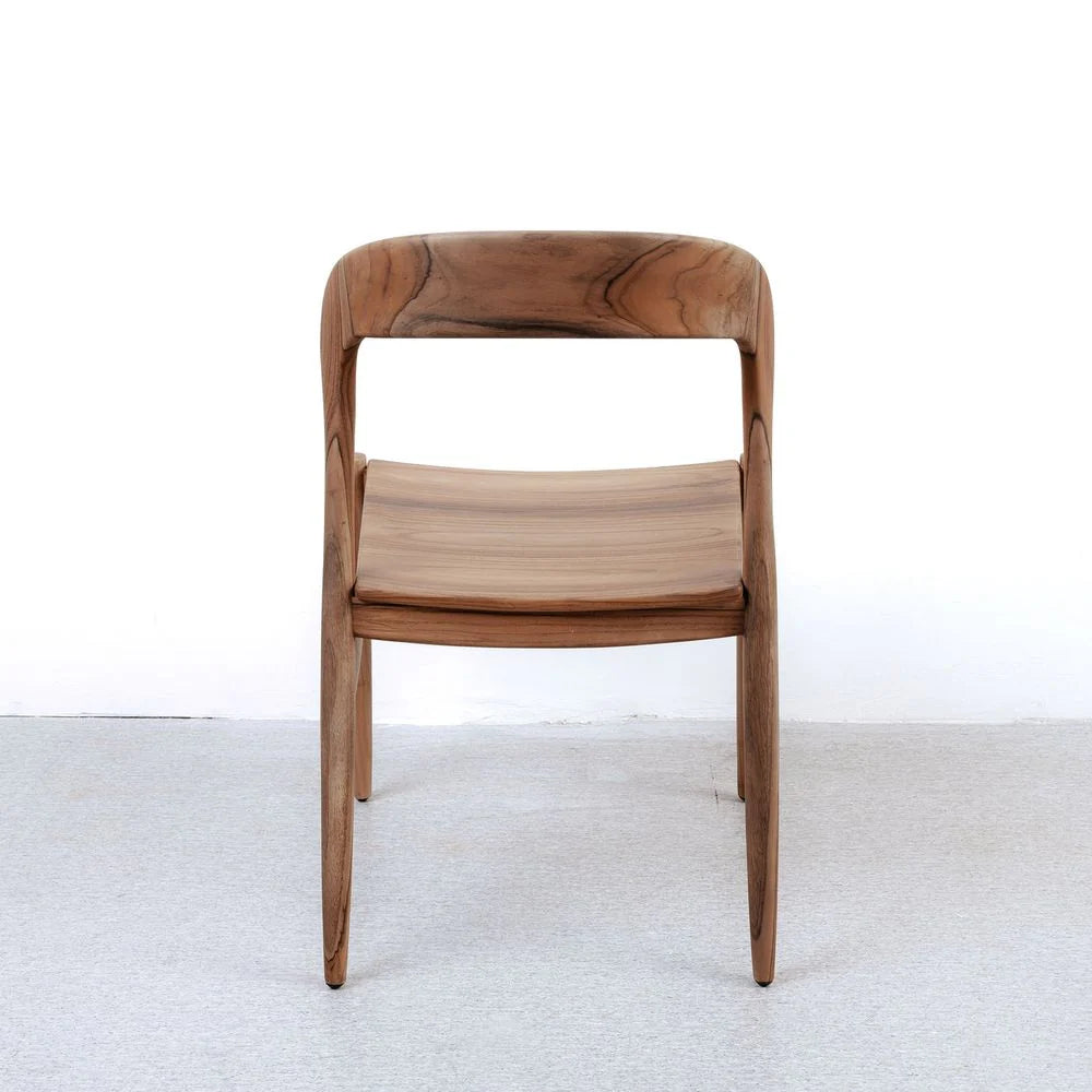 Natural Solid Teak Dining Chair – FL1052