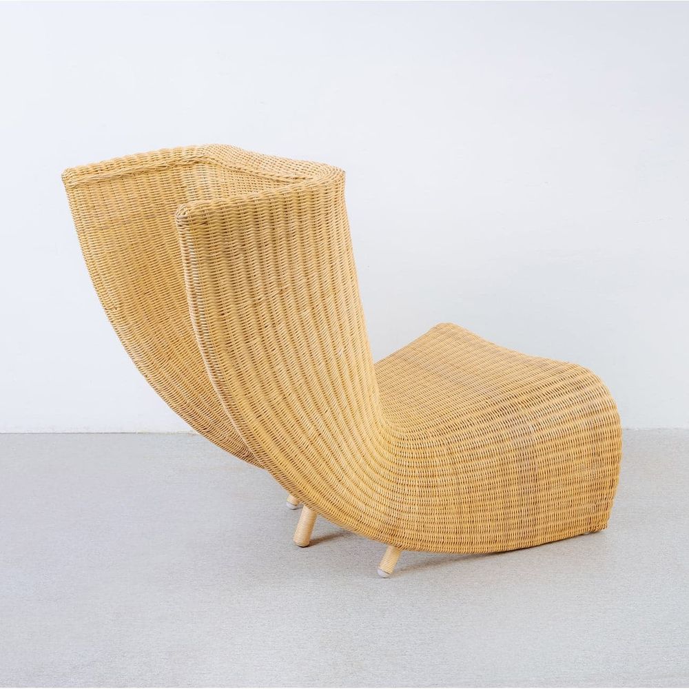 Natural Rattan Lounge Chair – FL1071