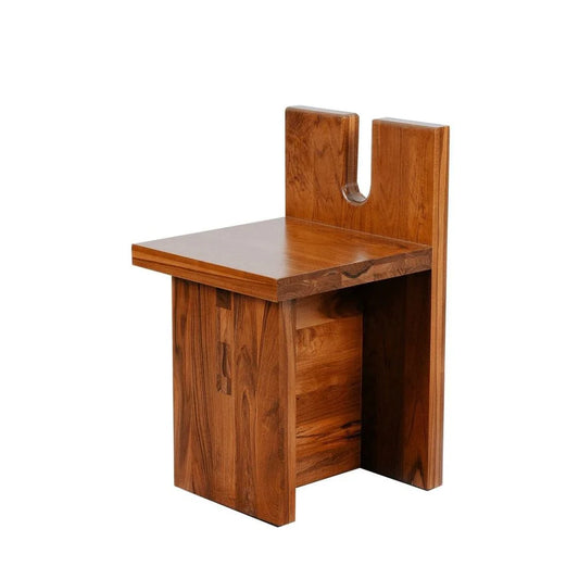 Natural Solid Teak Stool – FL1121NTRL