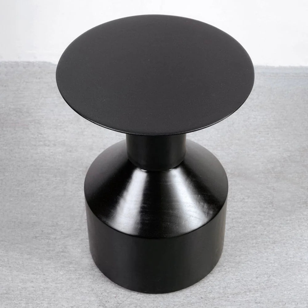 Black Mahogany Side Table, 15.75-Inch