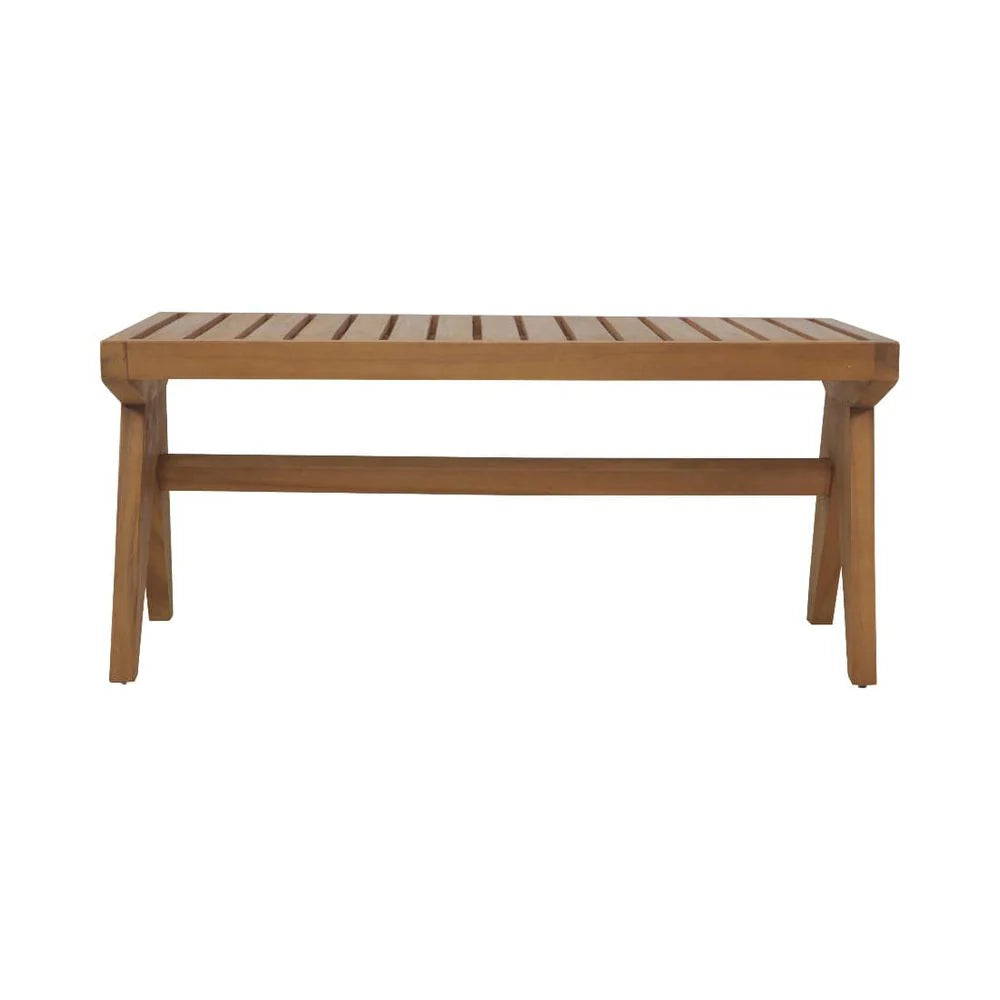Teak Bench, 39.5-Inch