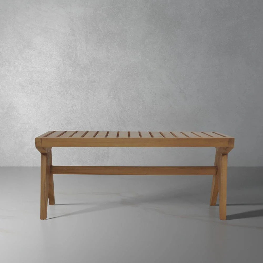 Teak Bench, 39.5-Inch