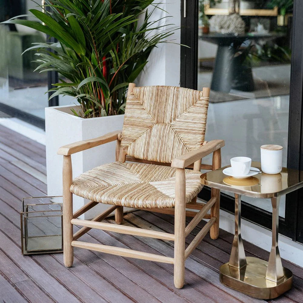 Solid Teak Lounge Chair