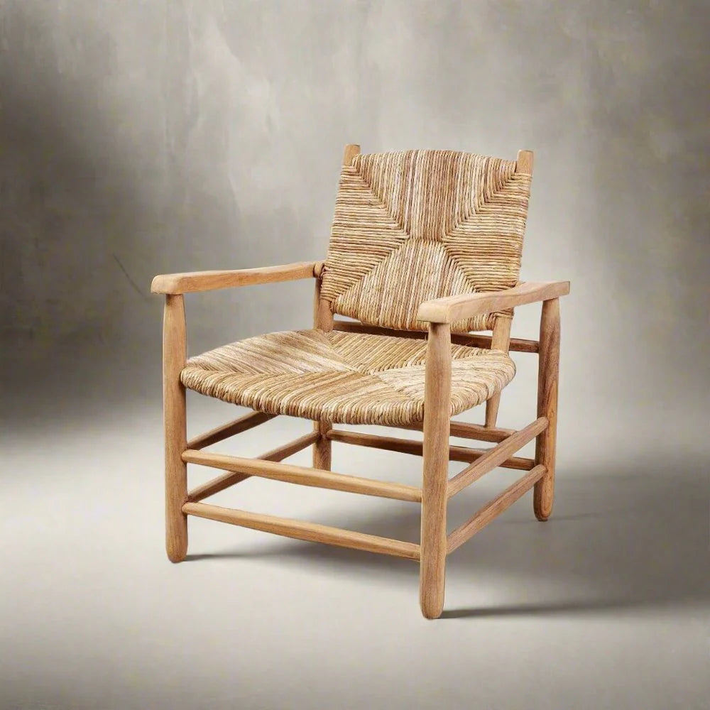 Solid Teak Lounge Chair