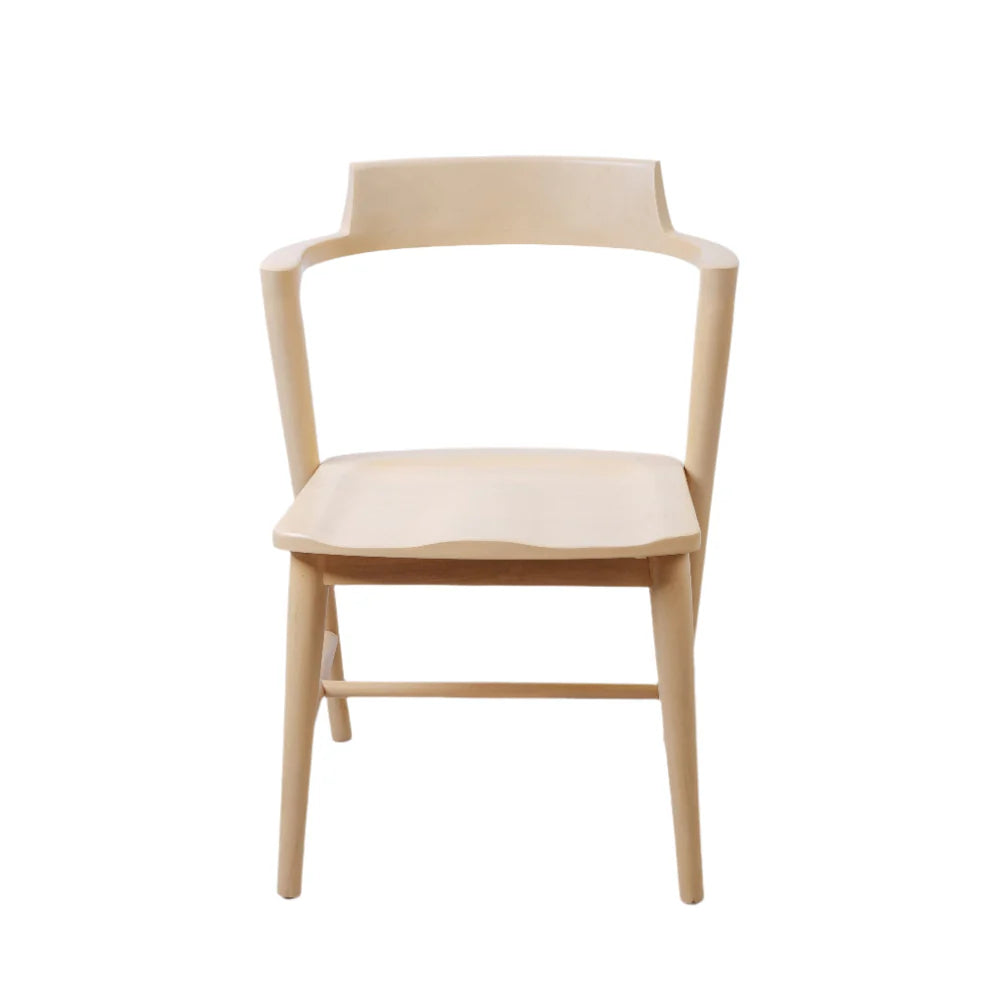 Ivory Solid Teak Dining Chair