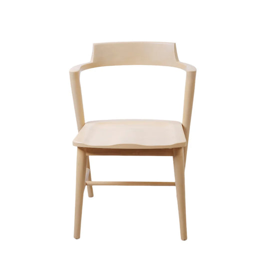 Ivory Solid Teak Dining Chair