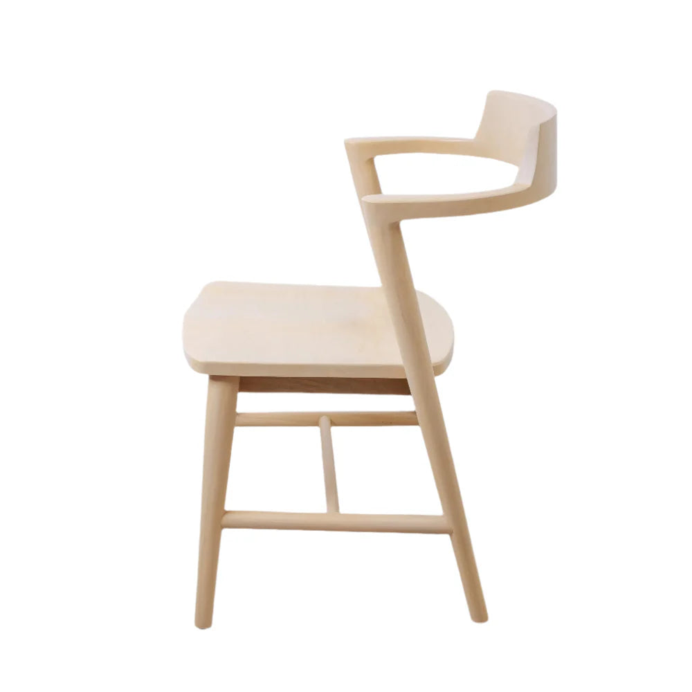 Ivory Solid Teak Dining Chair