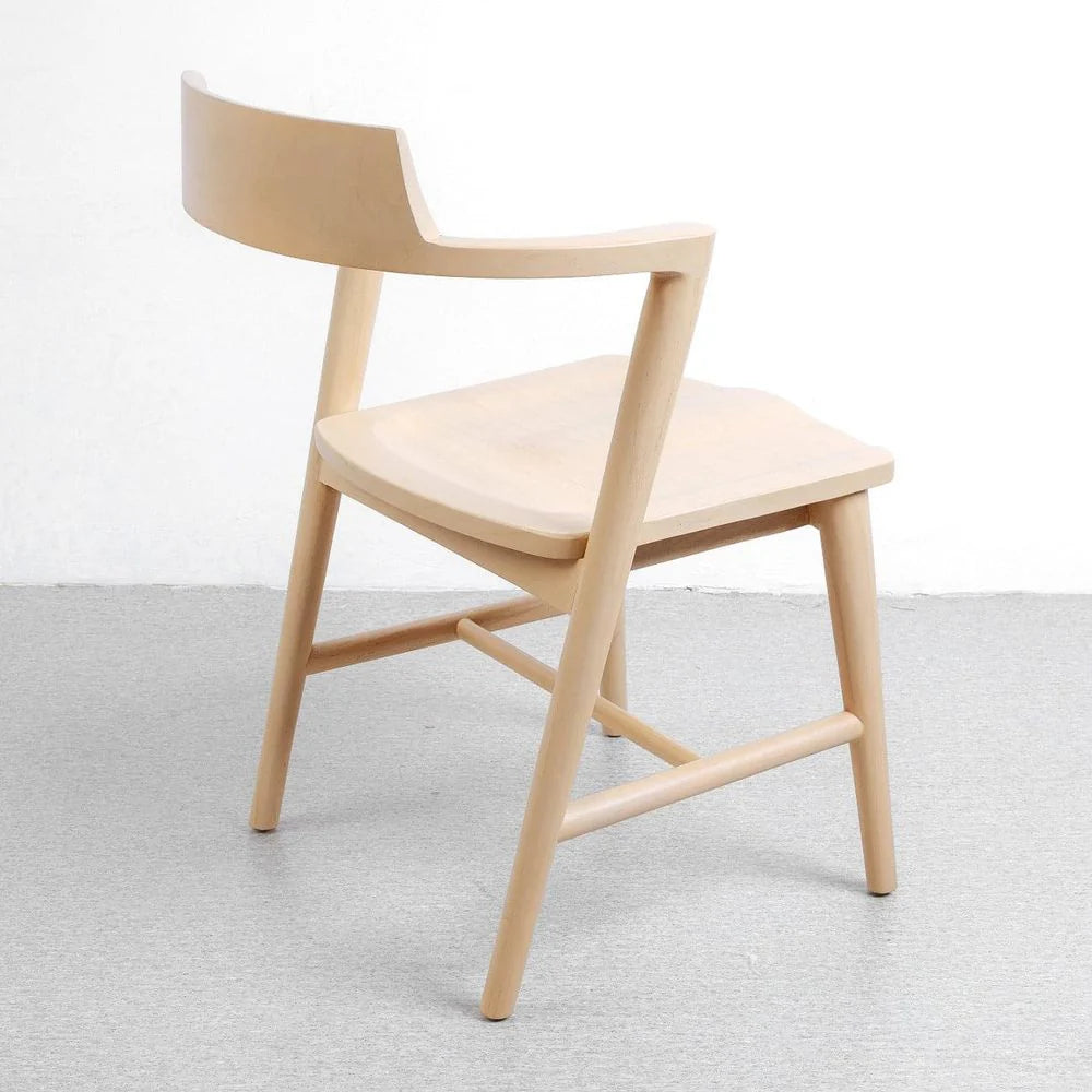 Ivory Solid Teak Dining Chair