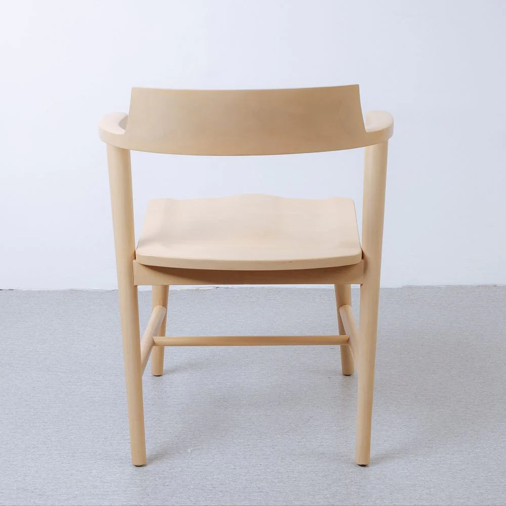 Ivory Solid Teak Dining Chair