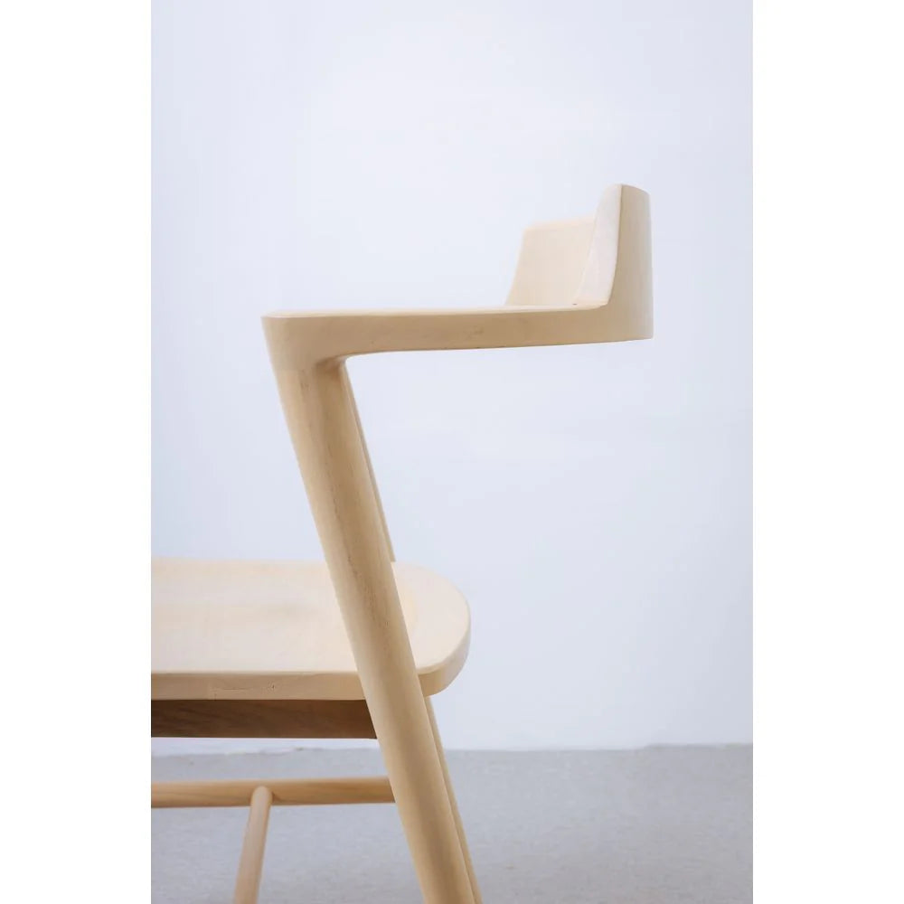 Ivory Solid Teak Dining Chair