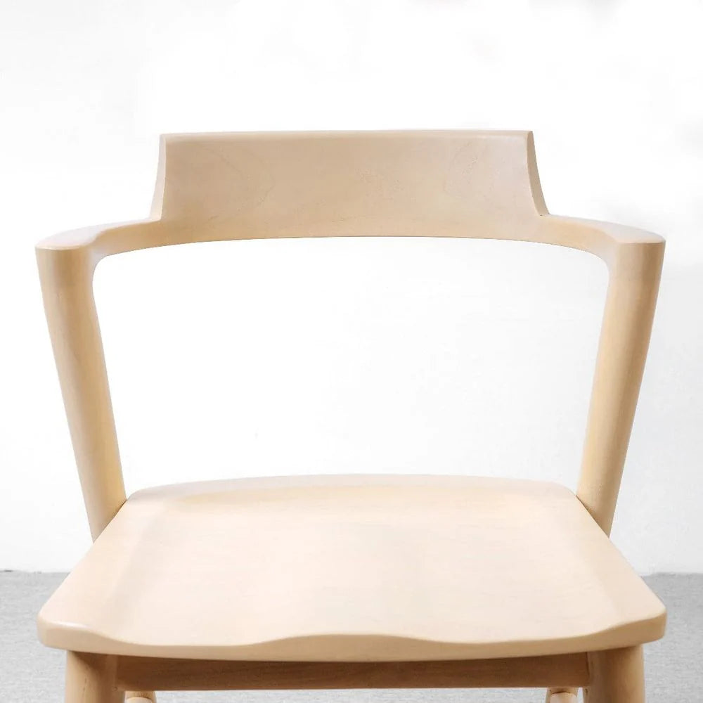 Ivory Solid Teak Dining Chair
