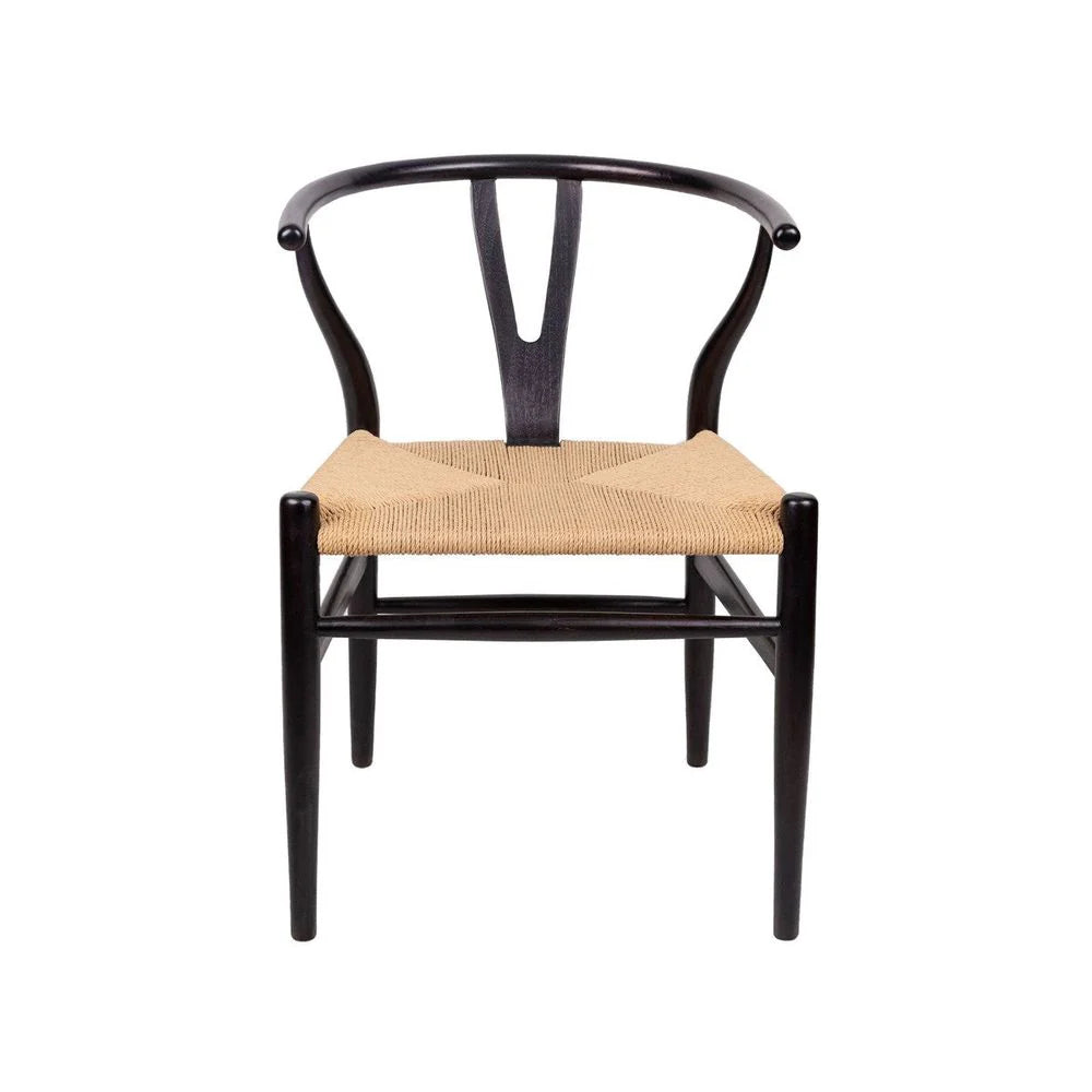 Black Teak Dining Chair