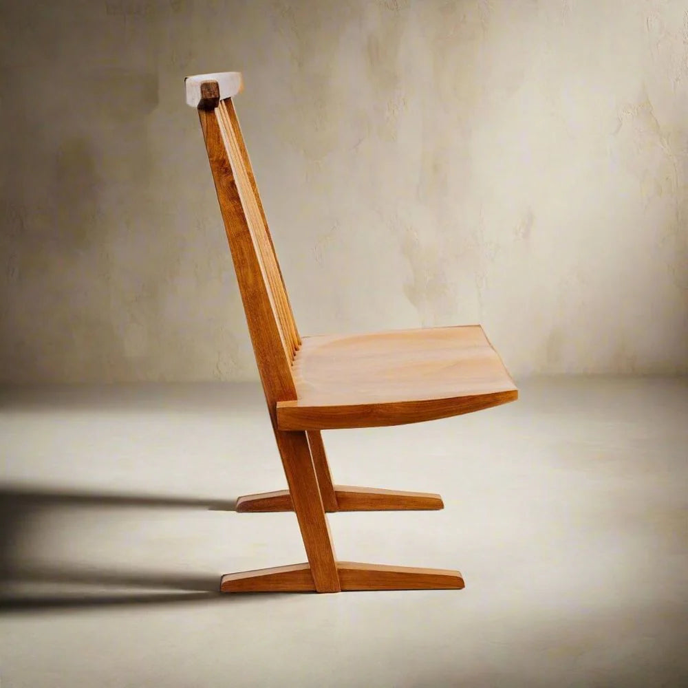 Natural Solid Teak Dining Chair – FL1383