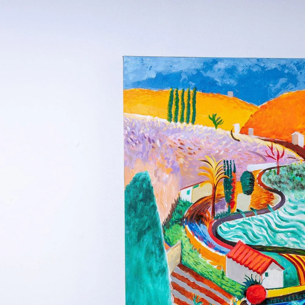Canvas and Oil Paint Wall Art