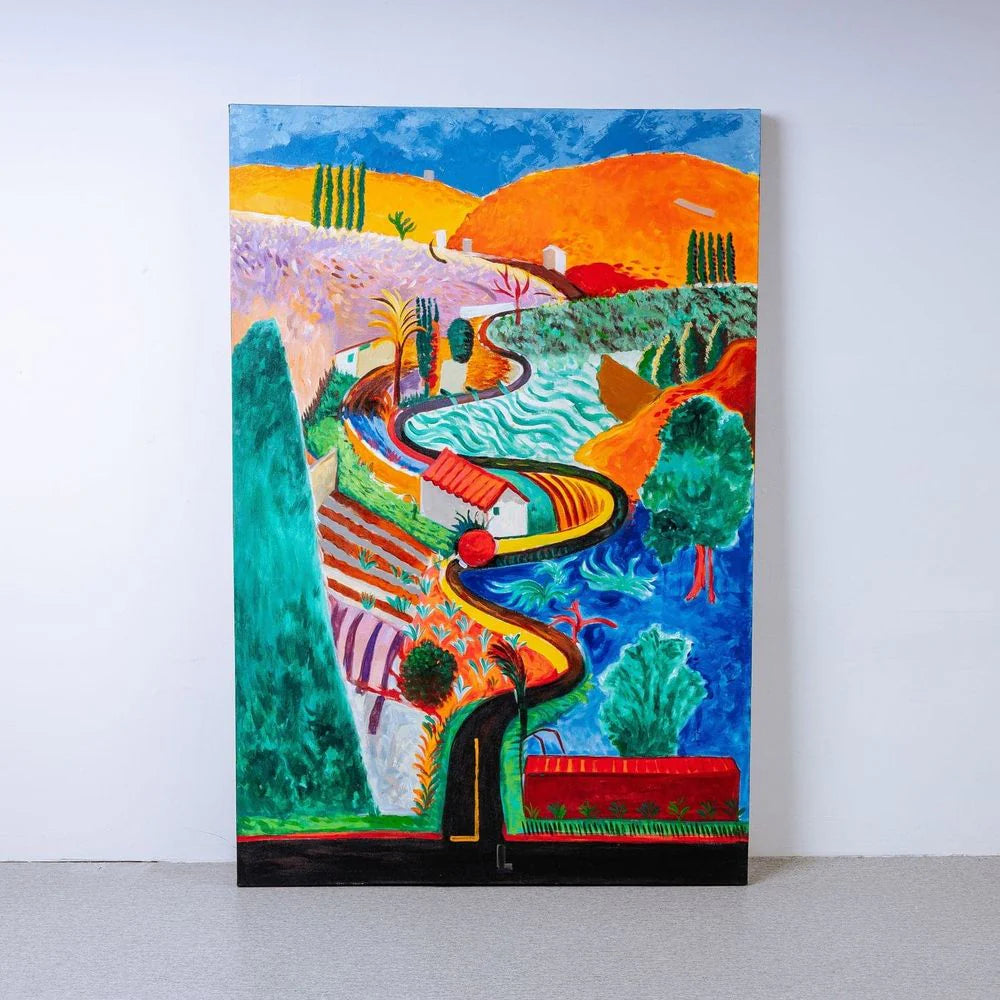 Canvas and Oil Paint Wall Art