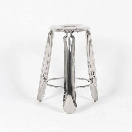 Chrome-Tone Stainless Steel Stool