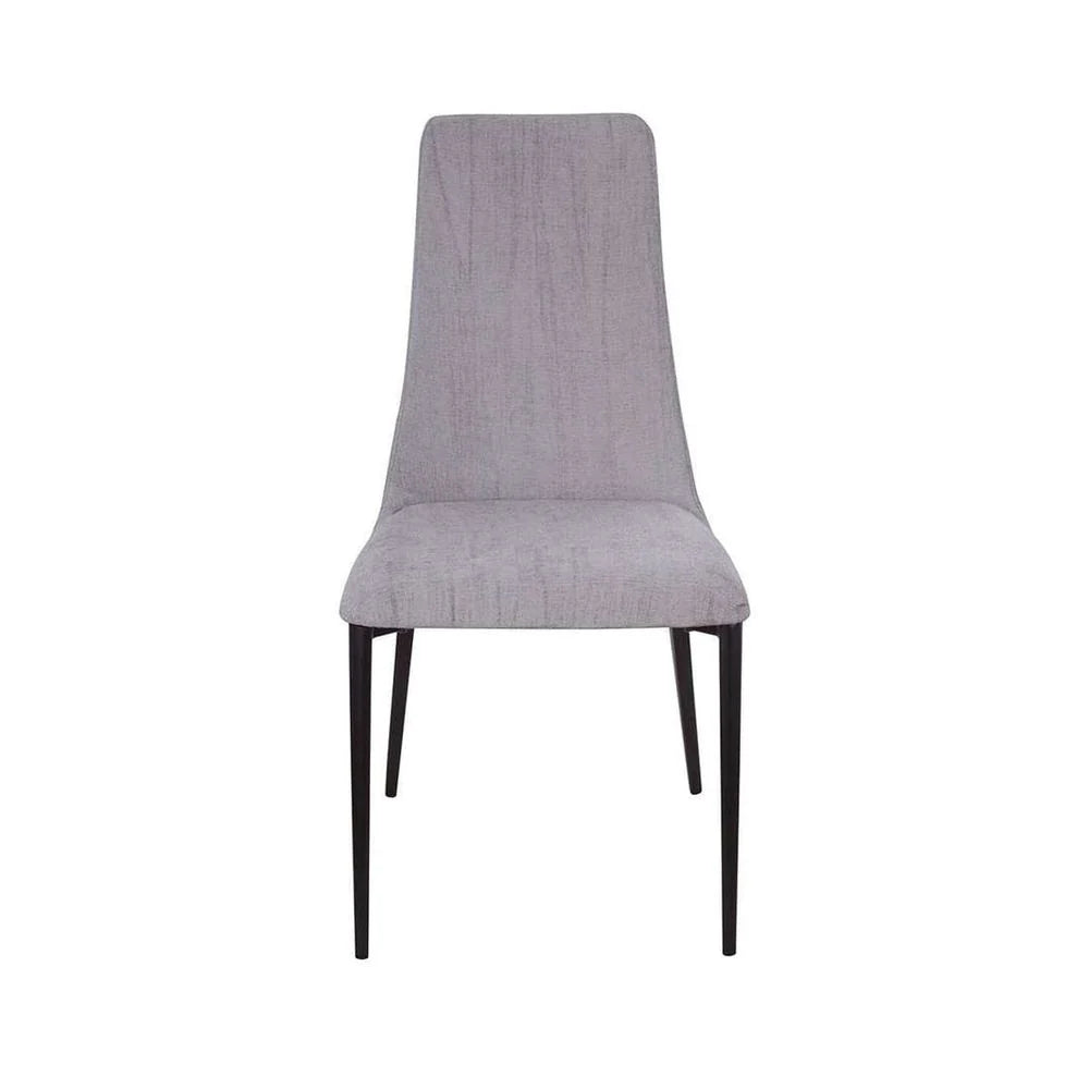 Grey Ash and Fabric Side Chair