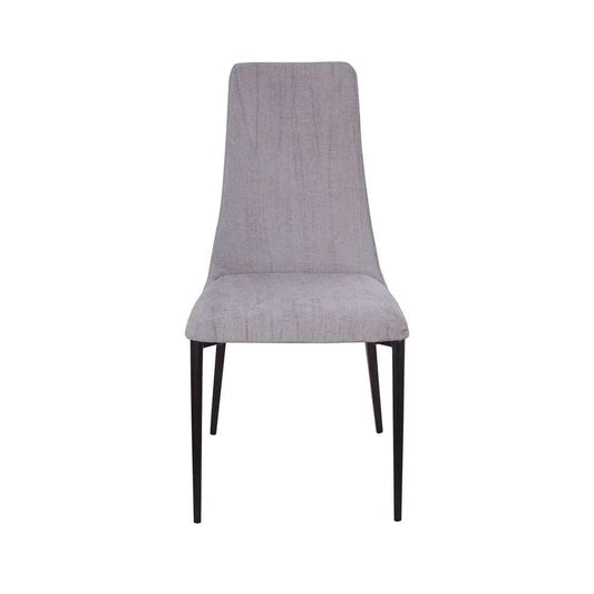 Grey Ash and Fabric Side Chair