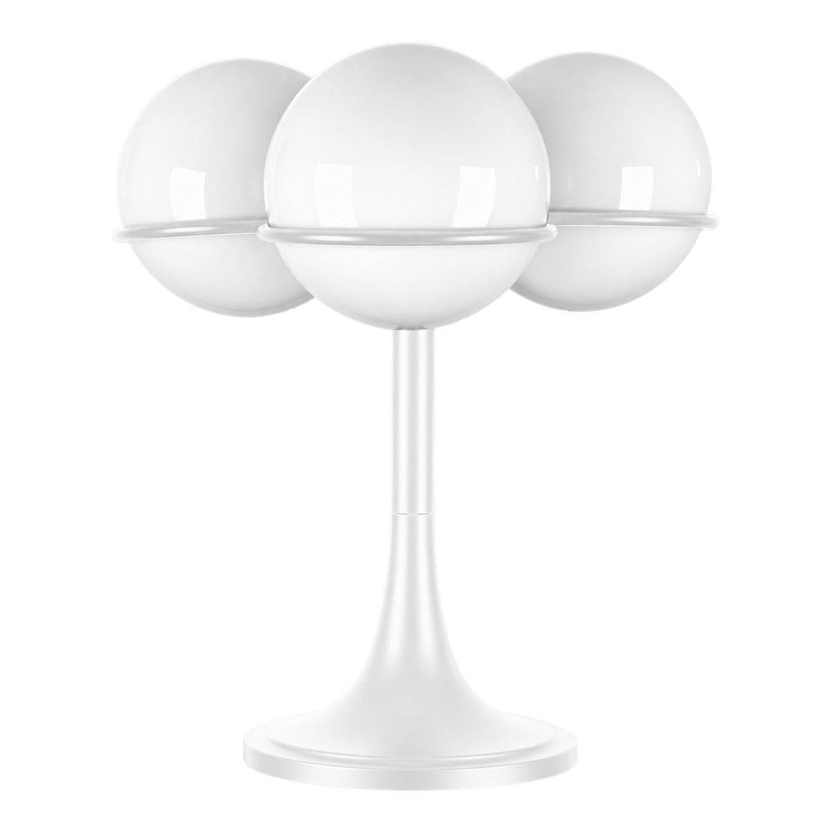 Matte White Glass Table Lamp
