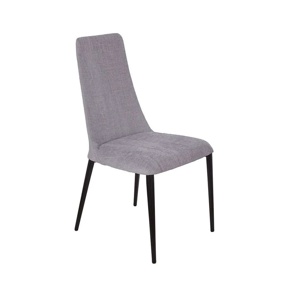 Grey Ash and Fabric Side Chair
