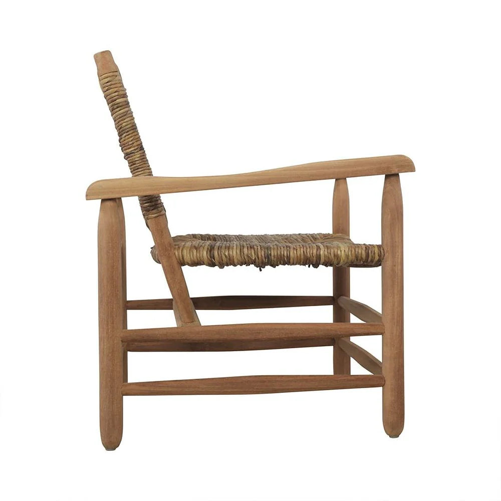 Solid Teak Lounge Chair